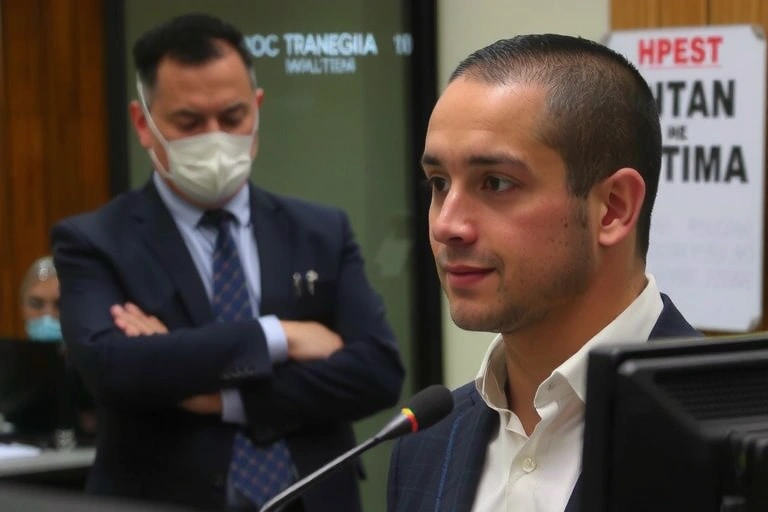 Detalle de procesos judiciales y contexto relacionado con: Así comienza esta historia de perseverancia investigativa: extraditan desde Francia a Julián Eduardo Cifuentes Gómez, el hombre señalado como responsable del crimen que enlutó a la comunidad de Pereira.. Estilo foto editorial judicial.