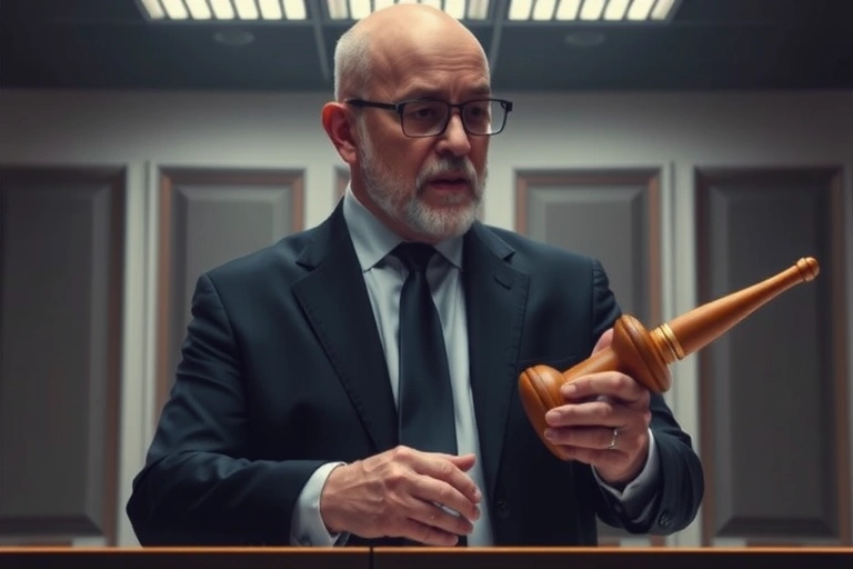 Ambiente judicial y contexto legal vinculado a: Esta francisco ternera nuevo liderazgo surge en un contexto de transiciones precisas, asegurando la continuidad en los procesos judiciales clave.. Iluminación cinematográfica, ambiente serio y profesional.