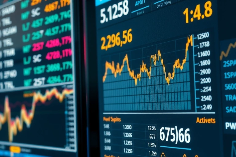 Detalle de indicadores económicos y contexto relacionado con: Así ha sido para los inversionistas que siguieron de cerca cómo el mercado bursátil recupera terreno justo cuando todo parecía derrumbarse.. Estilo foto editorial económica.