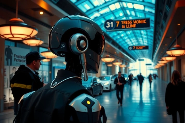 Ambiente económico y contexto financiero vinculado a: Al mismo tiempo, un 3,3% de los puestos laborales globales corre riesgo de automatización total, lo que genera despidos masivos en sectores clave como banca y aviación, pero también una demanda voraz de talento especializado.En economías en desarrollo, este desequilibrio se acentúa con déficits significativos de expertos en TIC, impulsando la necesidad de upskilling para mantener el crecimiento del PIB y la estabilidad del empleo.. Iluminación cinematográfica, ambiente serio y profesional.