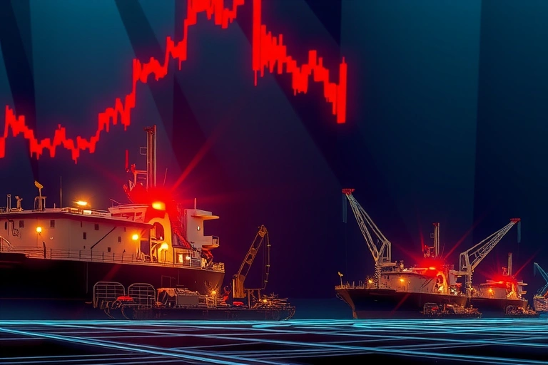 Ambiente económico y contexto financiero vinculado a: El Brent, por su parte, no se queda atrás, registrando un 1,29% al alza hasta los 63,37 dólares.. Iluminación cinematográfica, ambiente serio y profesional.